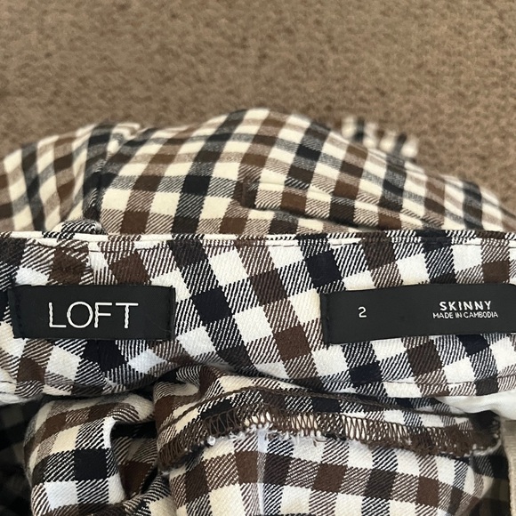LOFT checkered pants - Picture 4 of 6